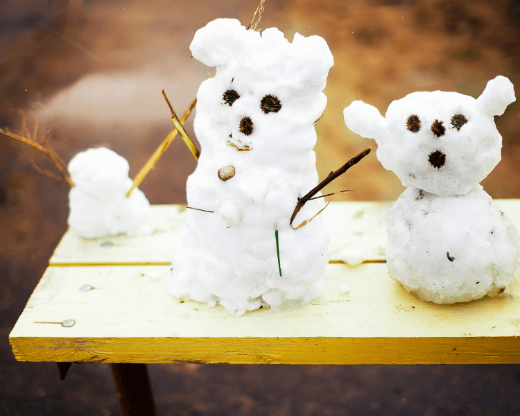 sculture animali neve