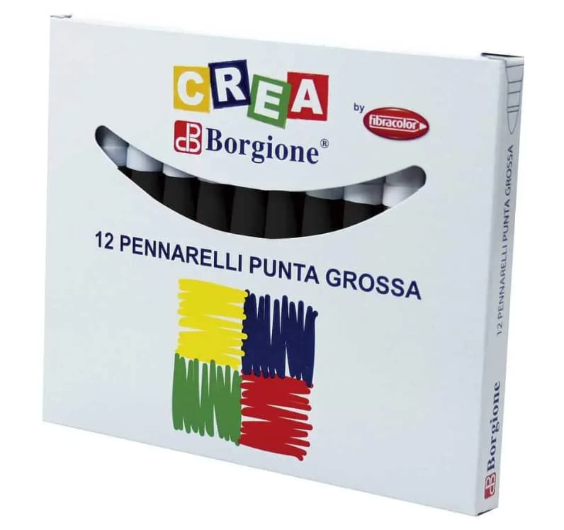 pennarelli colore nero borgione