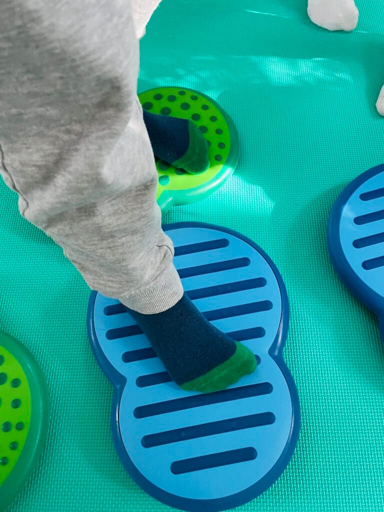 Percorso sensoriale esercizio