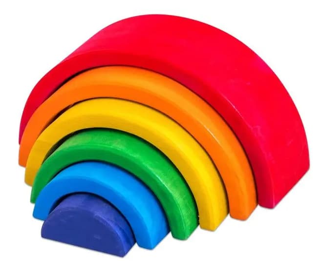 arcobaleno in legno