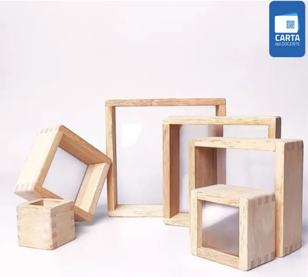 Blocchi ingranditori in legno