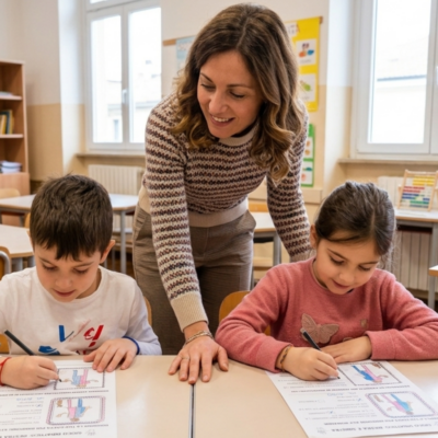come insegnare destra e sinistra ai bambini attività e giochi per la classe