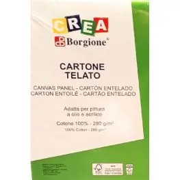 Cartone telato nero cm 20x30-5pz