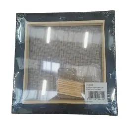 Tela pittura c telaio 20x20cm 5pz nera