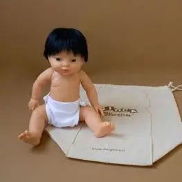 Bambole nel mondo - asiatico in sacchetto di cotone