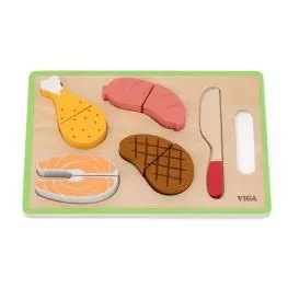 Tagliere con incastri carne e pesce