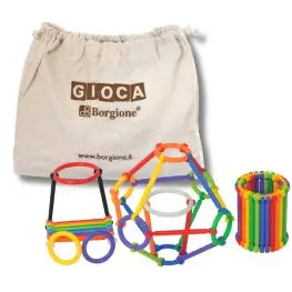 Anelli e stecche per costruire - 480 pezzi