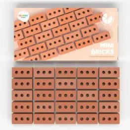 Mini bricks in silicone