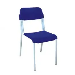 Sedia in polipropilene blu cm 38h