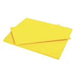 Tappeto monocolore giallo cm 200x100x4 h
