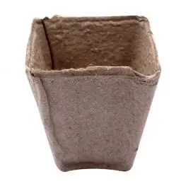 Vasetto quadrato in cartone biodegradabile - 20 pezzi