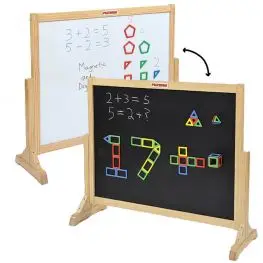 Lavagna magnetica con telaio in legno