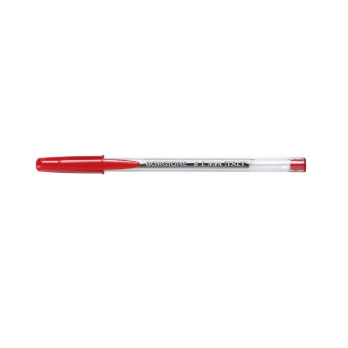 Penna a sfera borgione rosso - 50 pezzi
