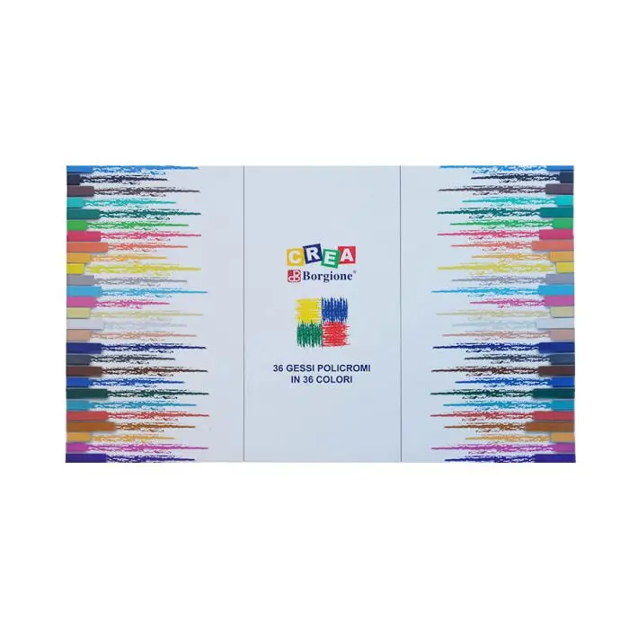 Gessi policromi - 36 pezzi 36 colori