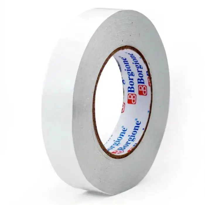 Nastro biadesivo trasparente borgione 25 metri x 2.5 cm h