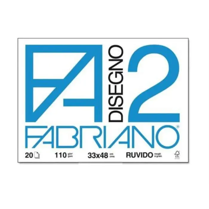 Blocco disegno fabriano 2 ruvido 33x48
