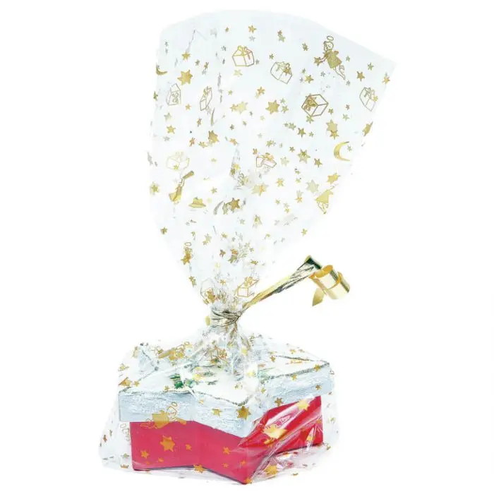 Sacchetti cellophane - natale cm 30 h