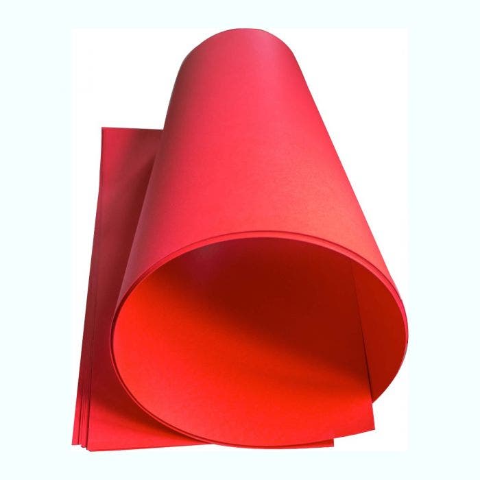 Cartoncino borgione liscio/ruvido rosso 70x100 10ff 220gr
