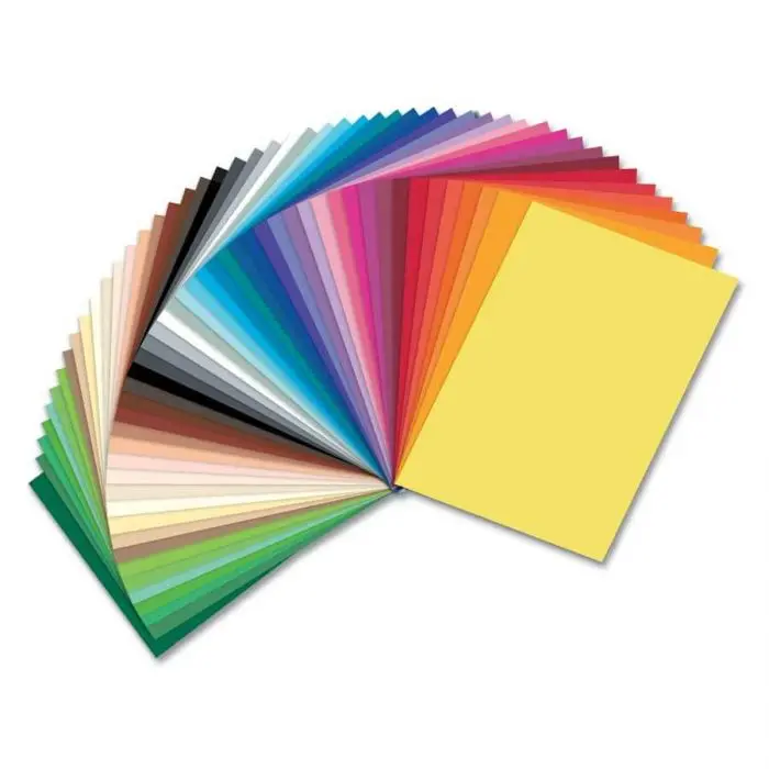 Cartoncino 50 colori - cm 25x35 300g