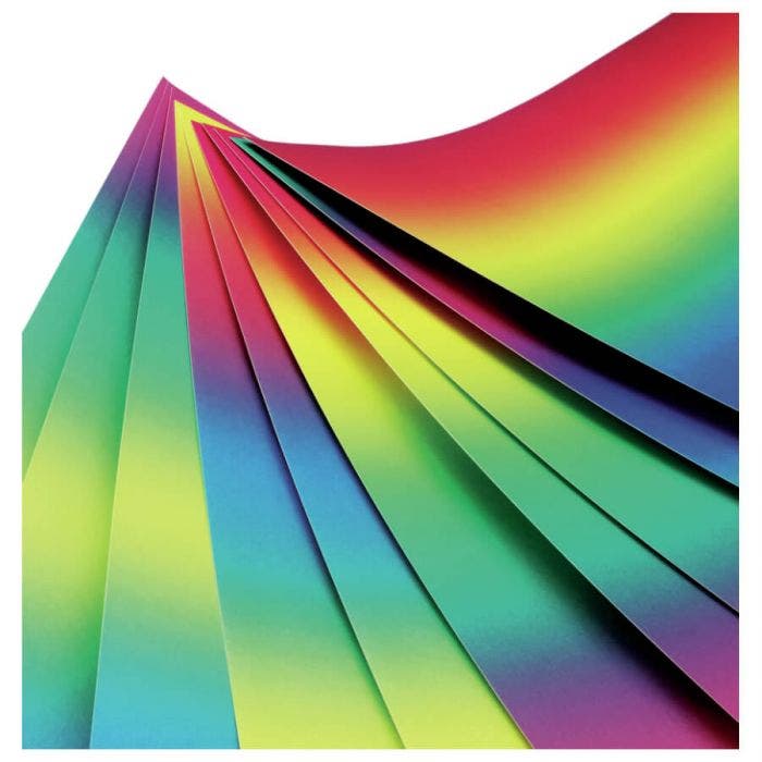 Cartoncino arcobaleno - 10 fogli