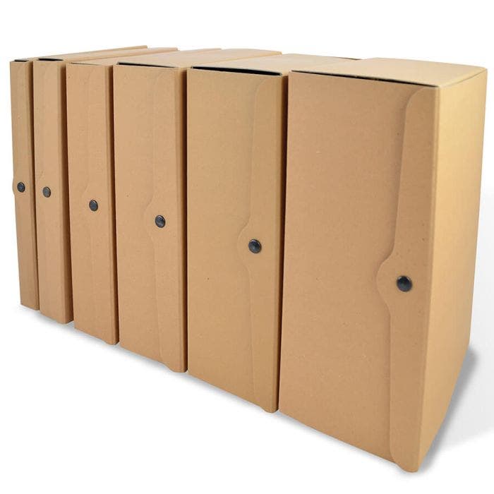 Porta progetti con 3 bottoni dorso cm 12 eco