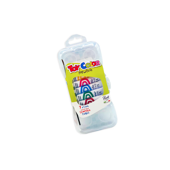 Tempera in tubetti superlavabile - 7 tubetti da 7.5 ml