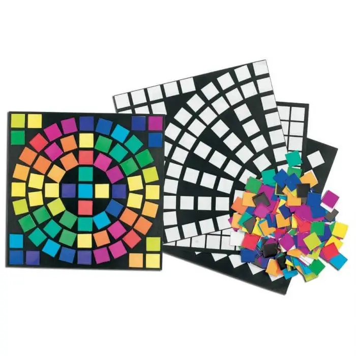 Mosaico in carta - 4000 tessere bicolore + schede