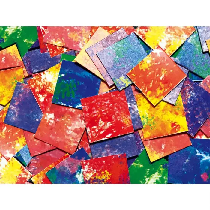 Mosaico in carta - 4000 tessere effetto puntinismo