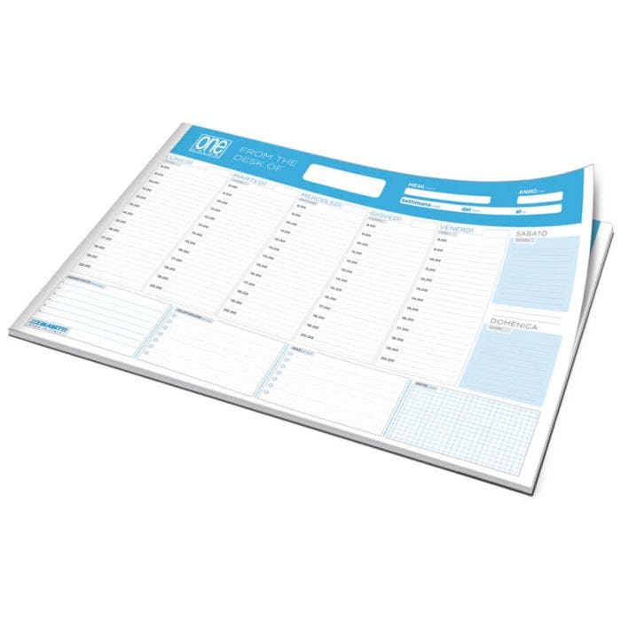 Planner settimanale da scrivania