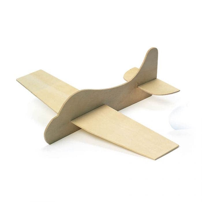 Aeroplanini in legno da decorare - 12 kit