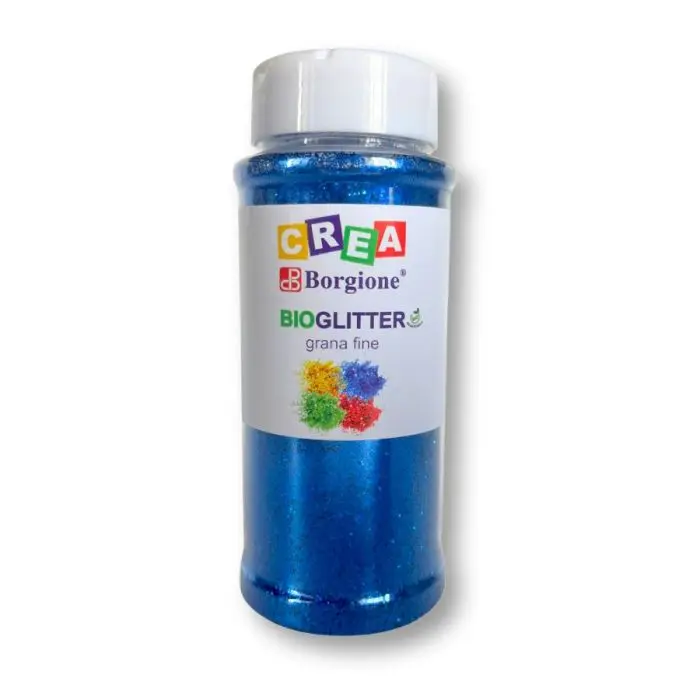 Bio-glitter fine blu 100g - 1 pezzo