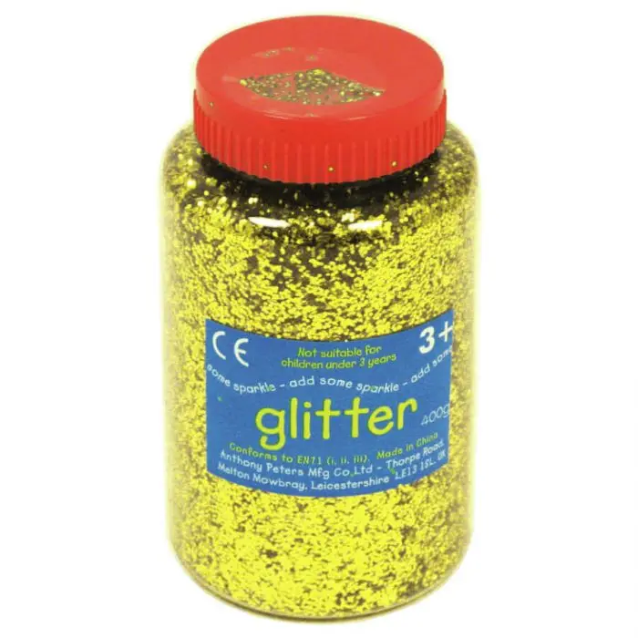 Brillantina glitter grana media - 400 grammi