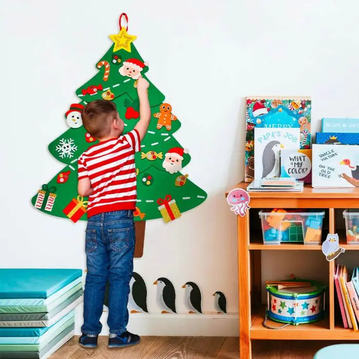 Giochi Educativi per Bambini di 5 Anni: Kit Albero di Natale -   