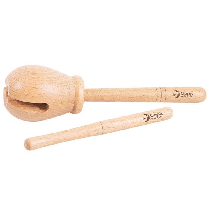 Blocco con battente in legno