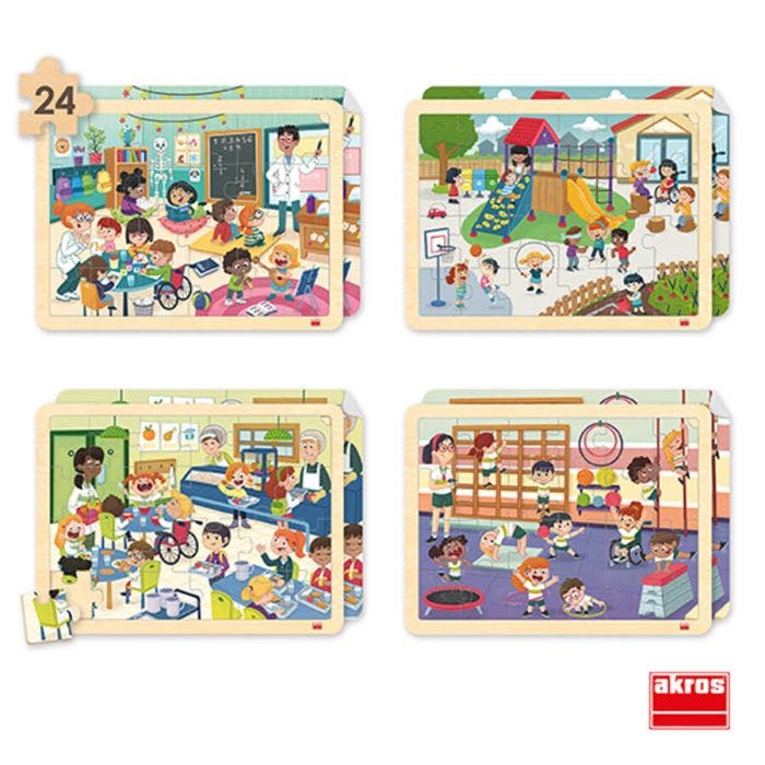 Set puzzle la mia scuola inclusiva