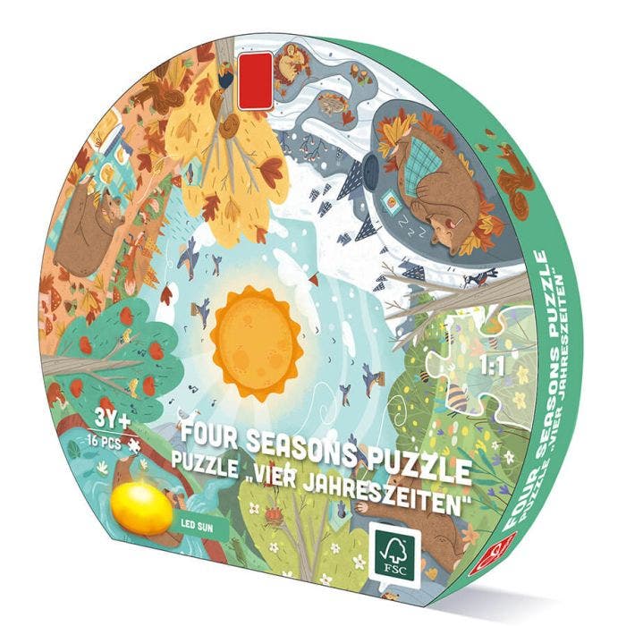 Puzzle interattivo 4 stagioni - 16 pezzi