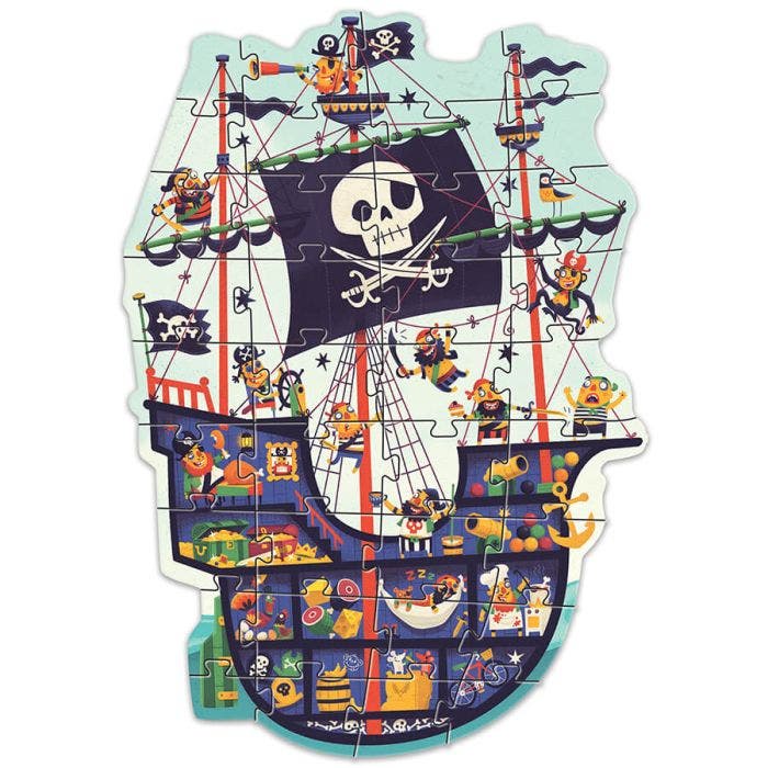 Puzzle gigante la nave dei pirati