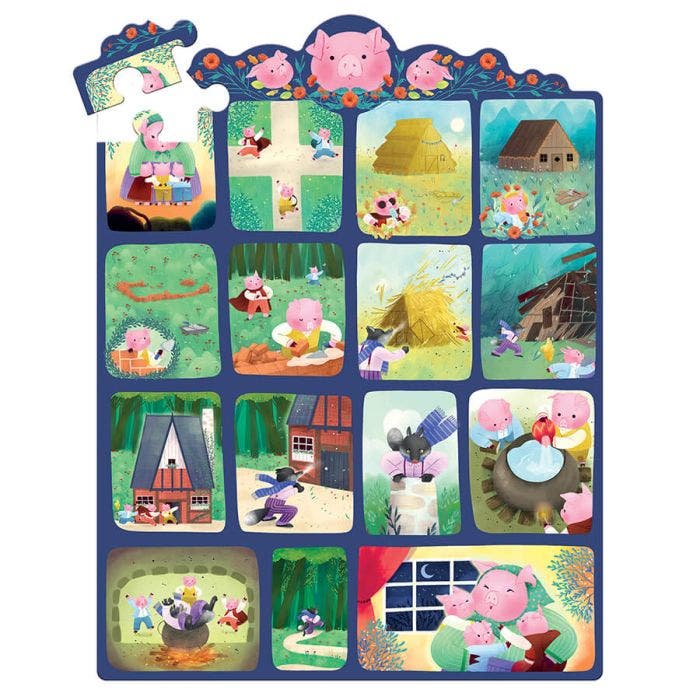 Puzzle ti racconto i 3 porcellini