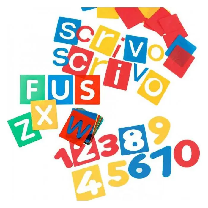 Stencil lettere e numeri
