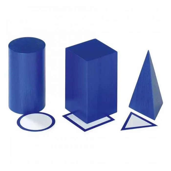 Figure geometriche piane in scatola