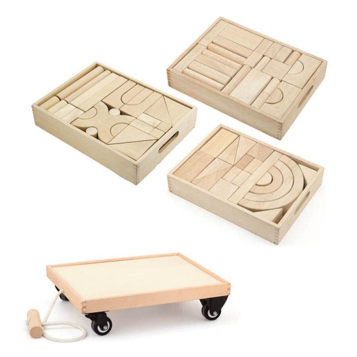 Blocchi in legno jumbo set