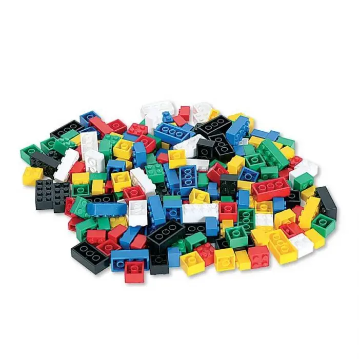 Mini blocks borgione 900 pezzi in contenitore