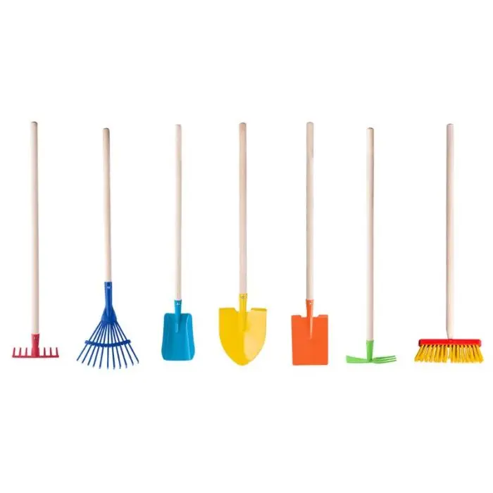 Maxi set da giardinaggio in legno e metallo