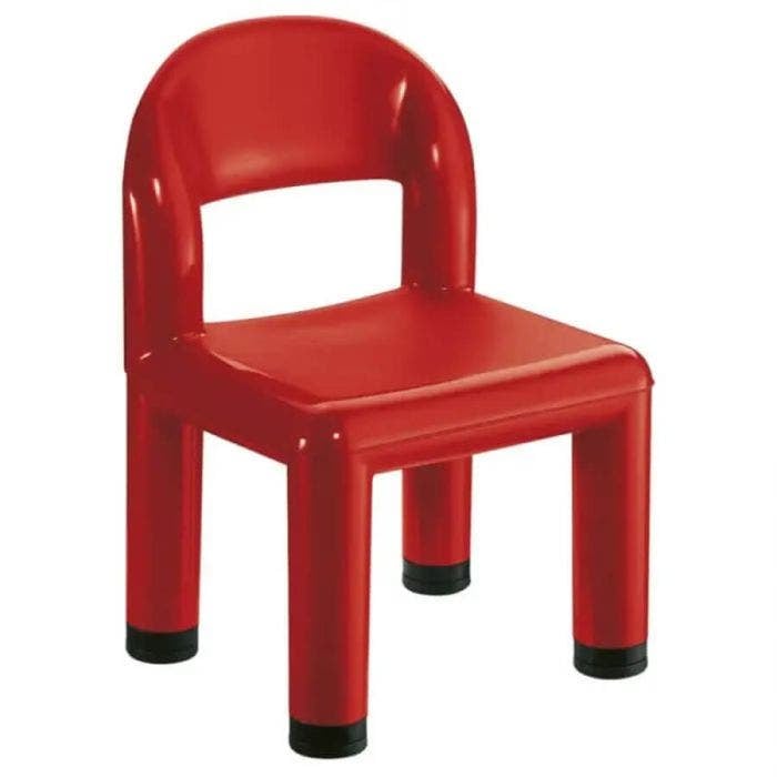 Sedia rossa linea colore cam