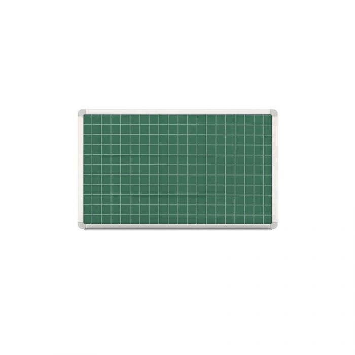 Lavagna quadrettata 90x60 cm verde laccata magnetica