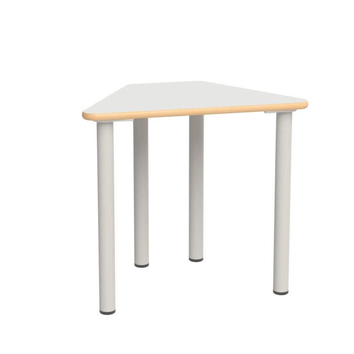 Tavolo spicchio cam premium bianco latte 71h