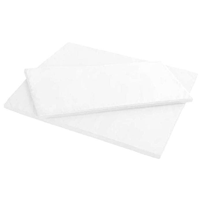 Tappeto morbido bianco ottico 200x200