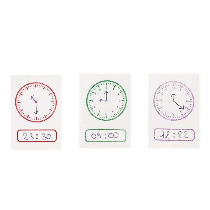 Timbri orologio - 3 pezzi