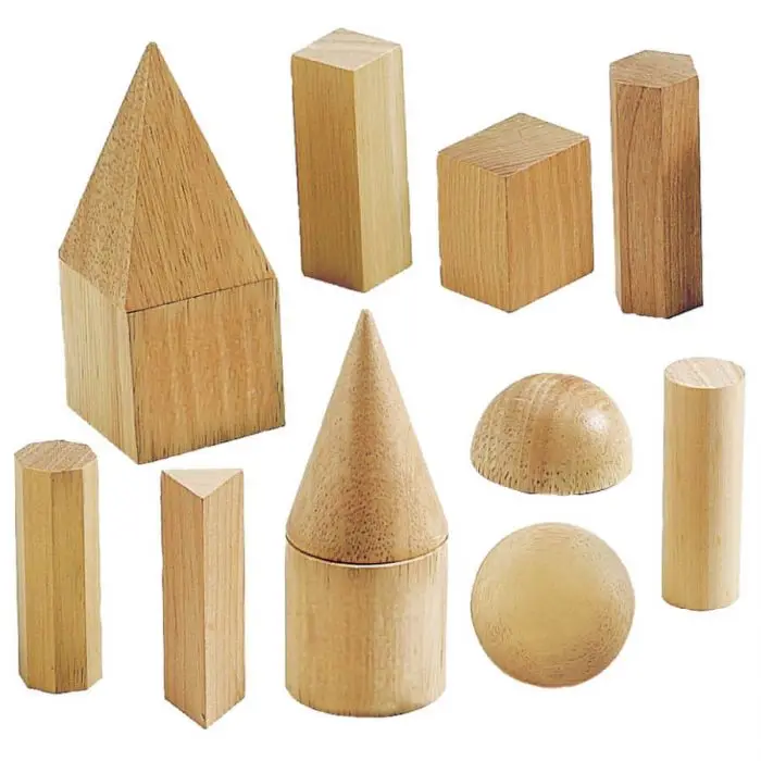 Solidi geometrici in legno