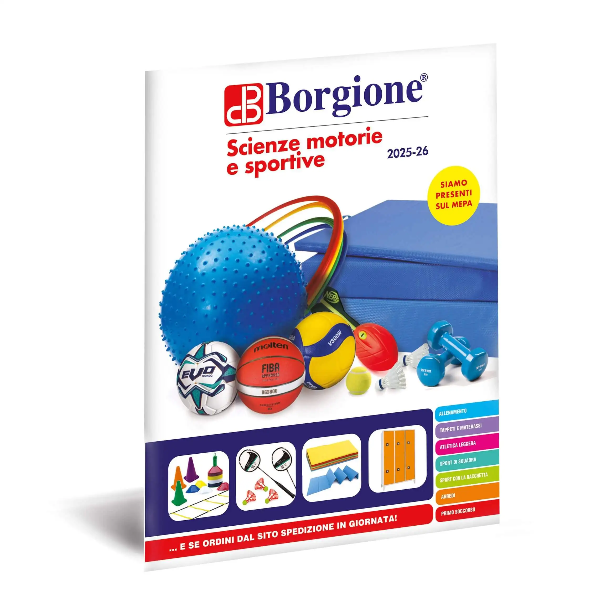 catalogo borgione scienze motorie 2025 26